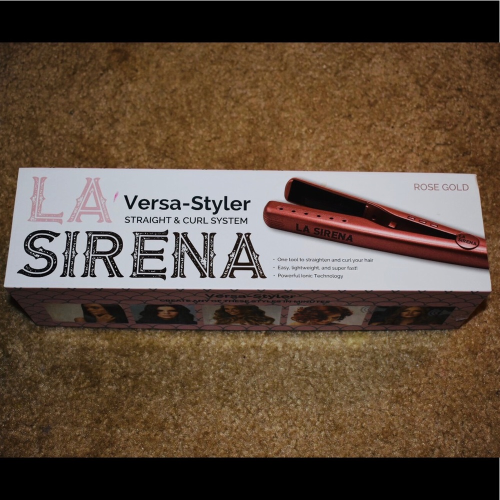 2-in-1 straightener and curler
